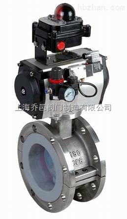 D641F46氣動襯氟蝶閥