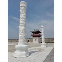 廠家供應(yīng)【山東濟寧】青石華表、漢白玉華表、青石龍柱、漢白玉龍柱、芝麻白石柱