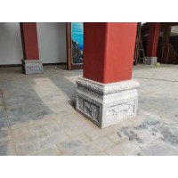 廠家供應(yīng)：青石空心柱頂石、青石空心柱墩、青石實心柱墩、仿古柱墩
